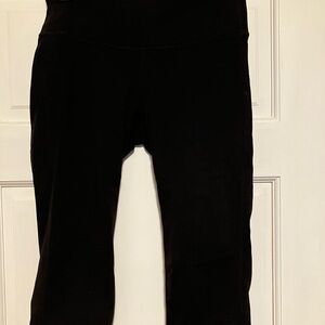 Black MID RISE cropped knickers